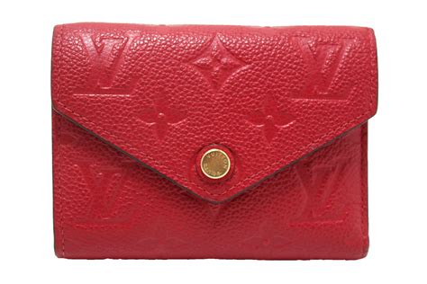 louis vuitton victorine wallet red|louis vuitton monogram empreinte.